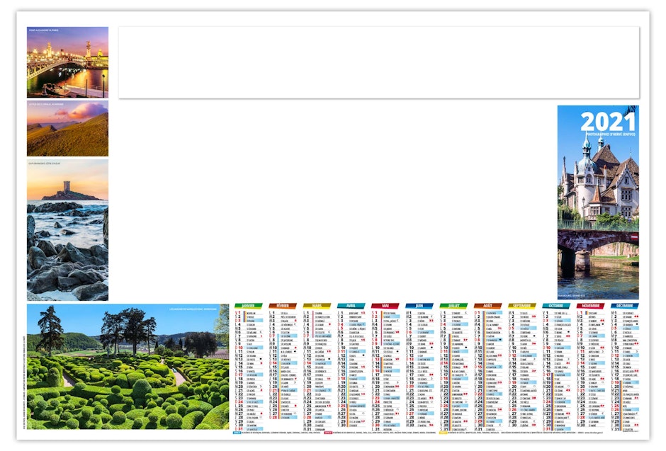Calendrier Sous Main 2021 Juliette calendrier 2021 made by juliette