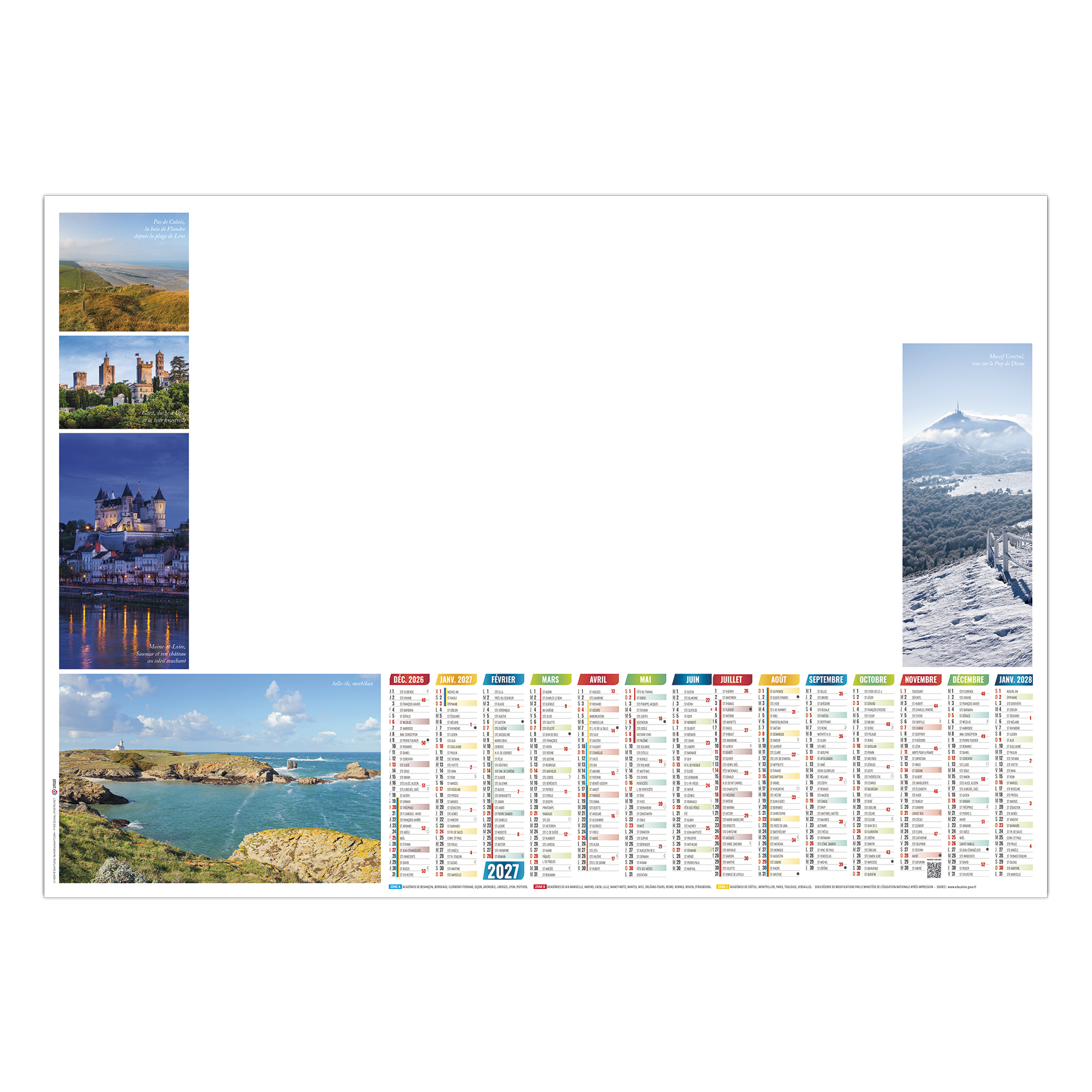 SM juliette 2027 – Calendrier avec logo